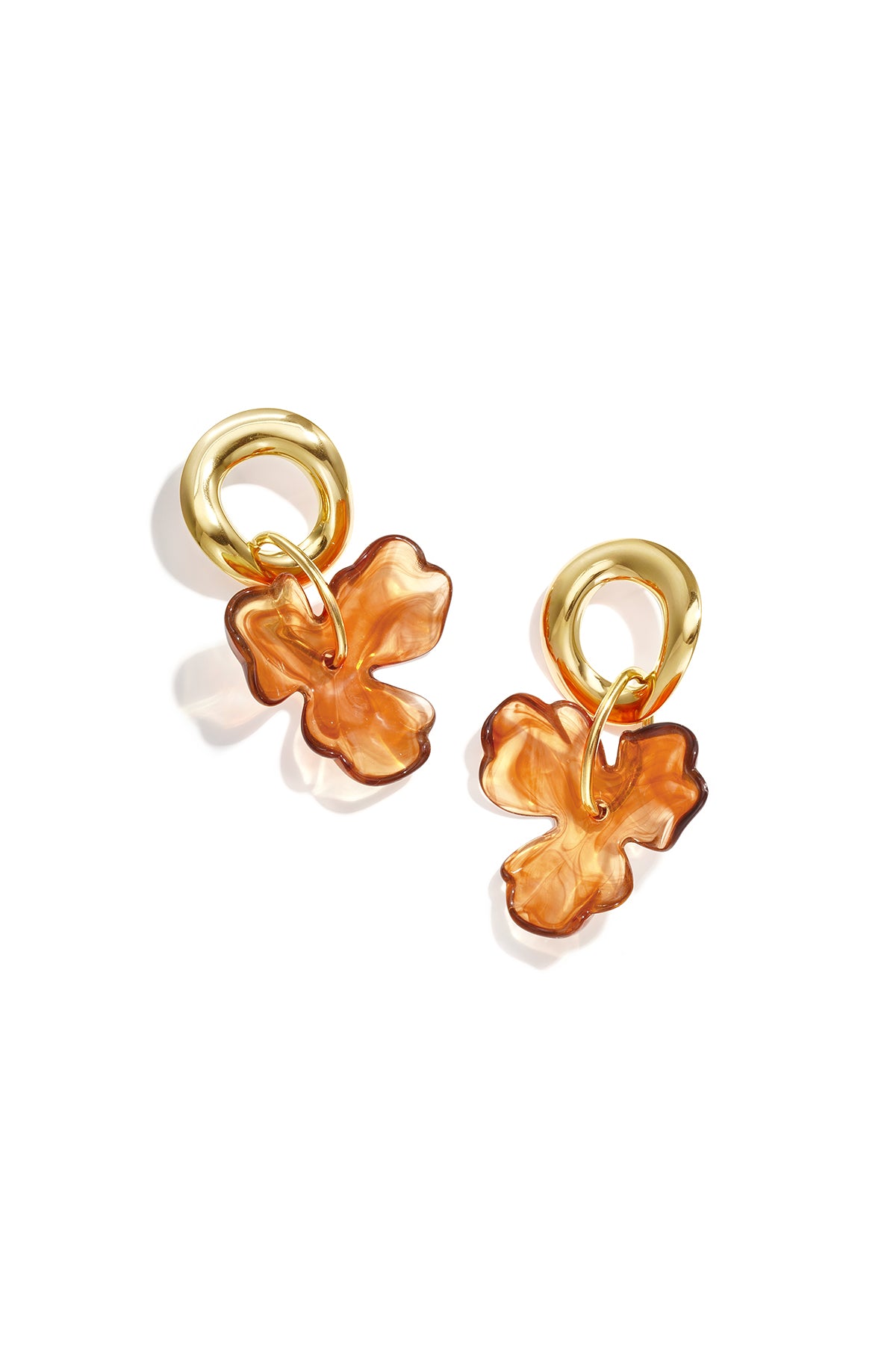 Pendientes elegantes colgantes flor