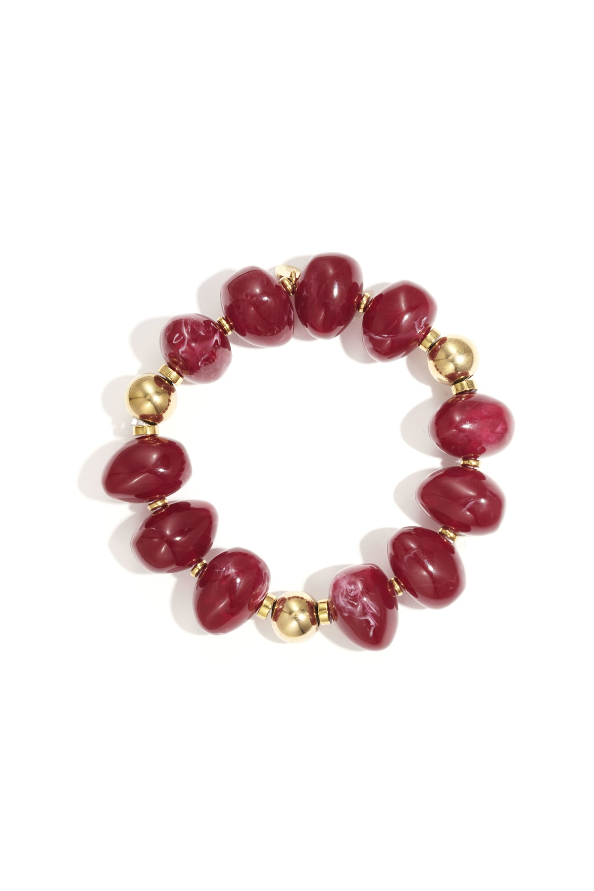 Elegant Resin Beaded Bracelets for Women - Fall/Winter Style