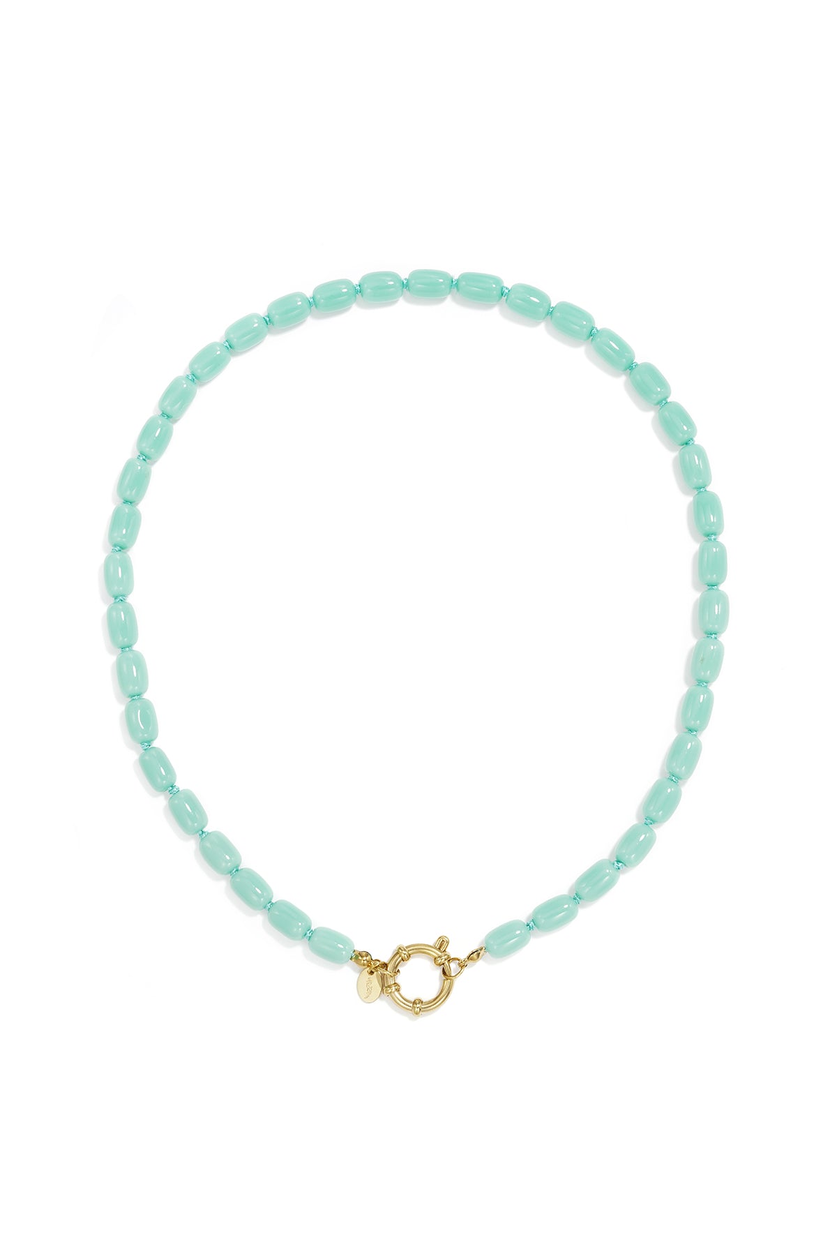 Collares de cuentas de acero inoxidable.