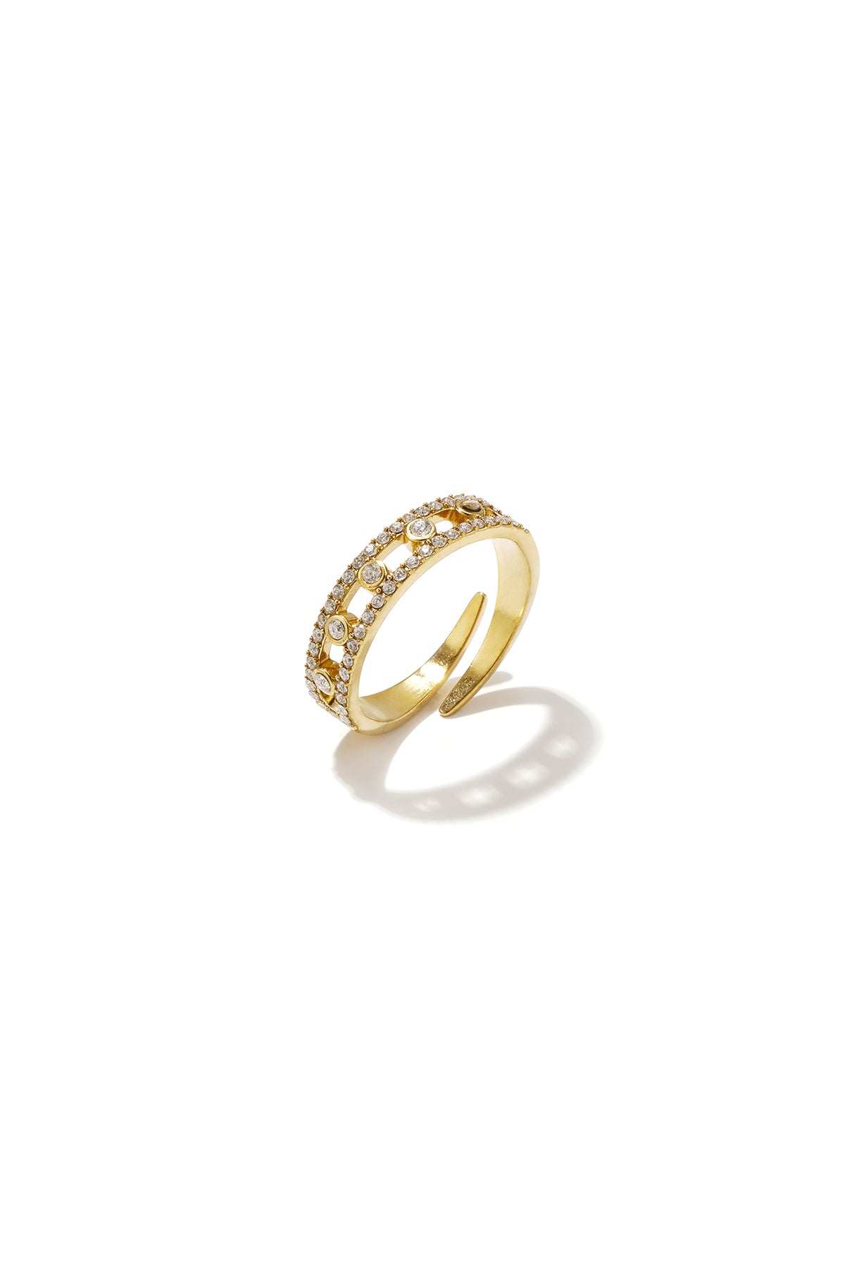 Anillos minimalistas círculo sencillo