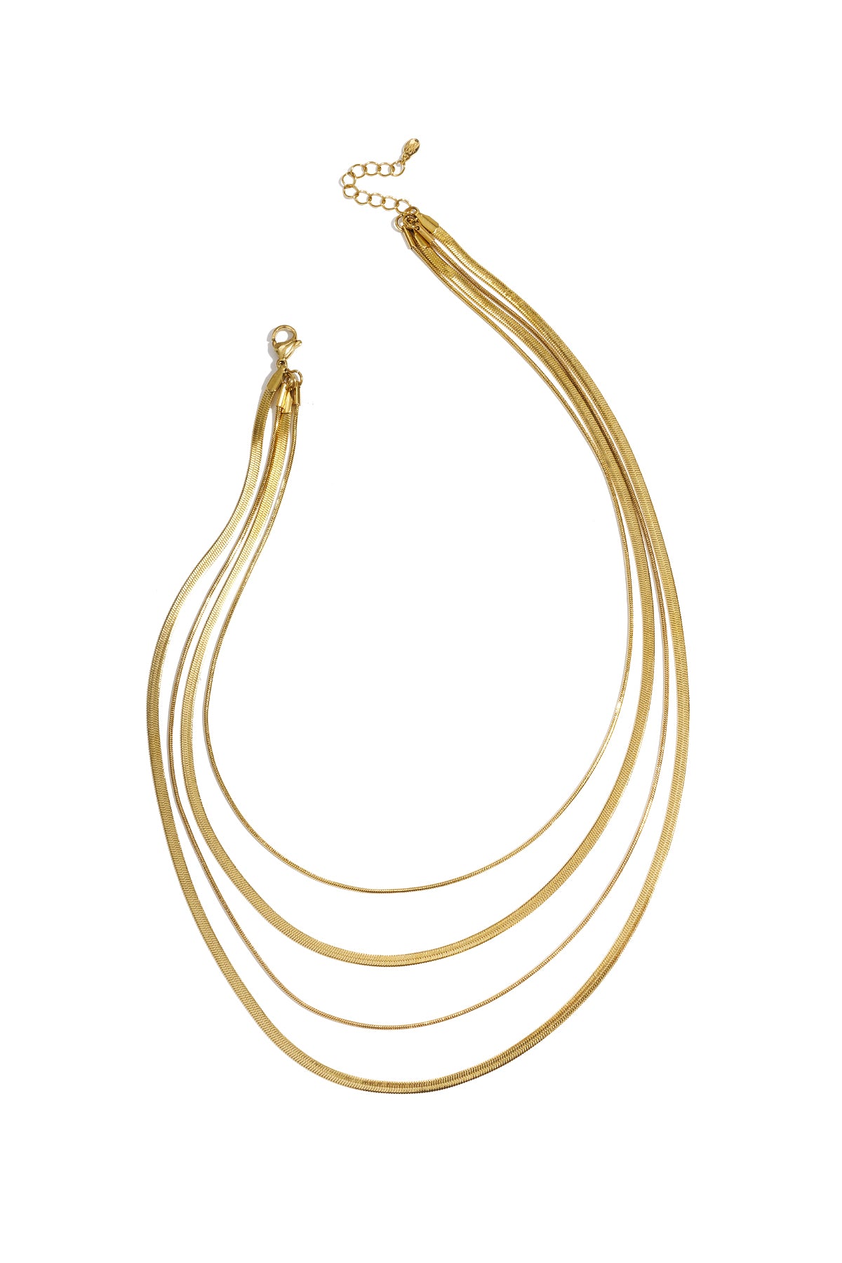 Collares de espiga en capas