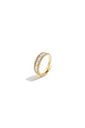 Anillo llamativo ajustable con pedrería