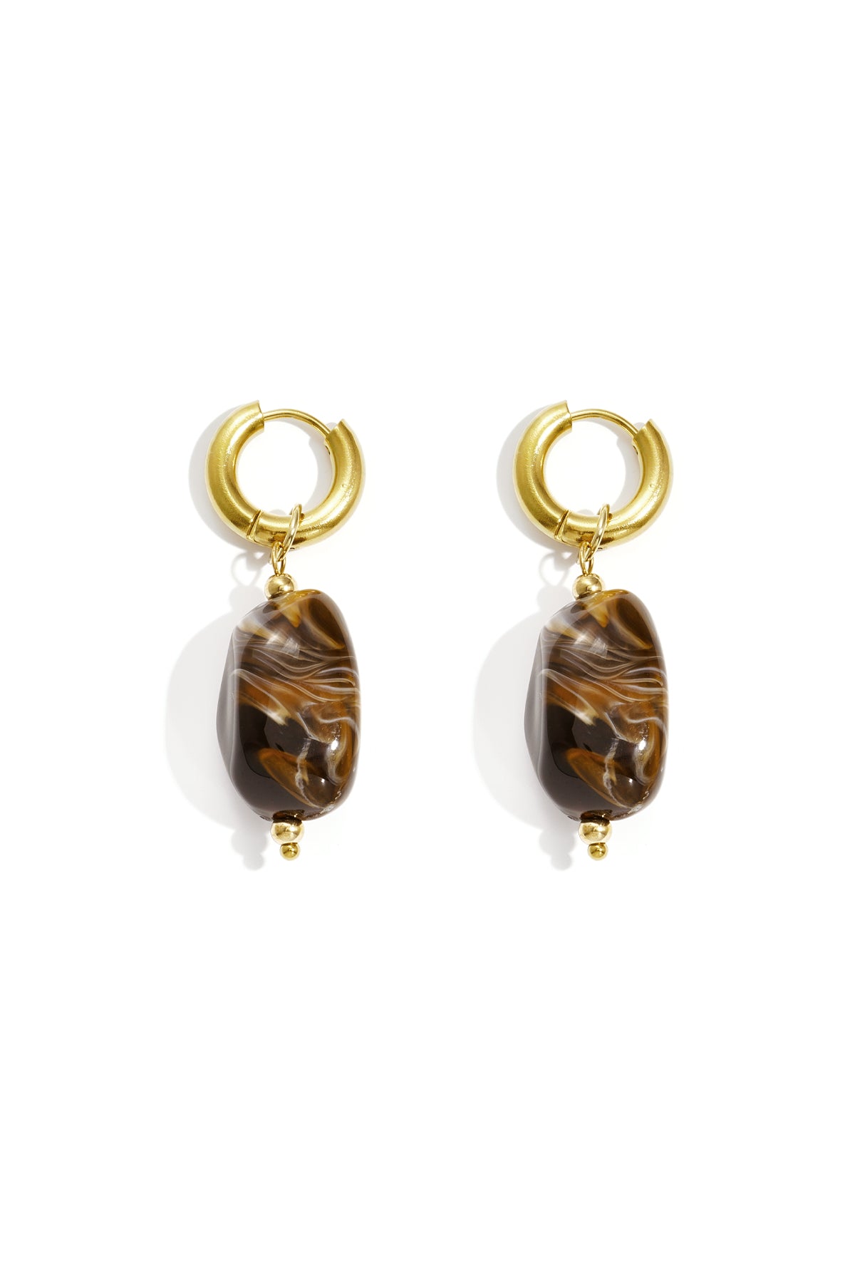 Pendientes colgantes de resina