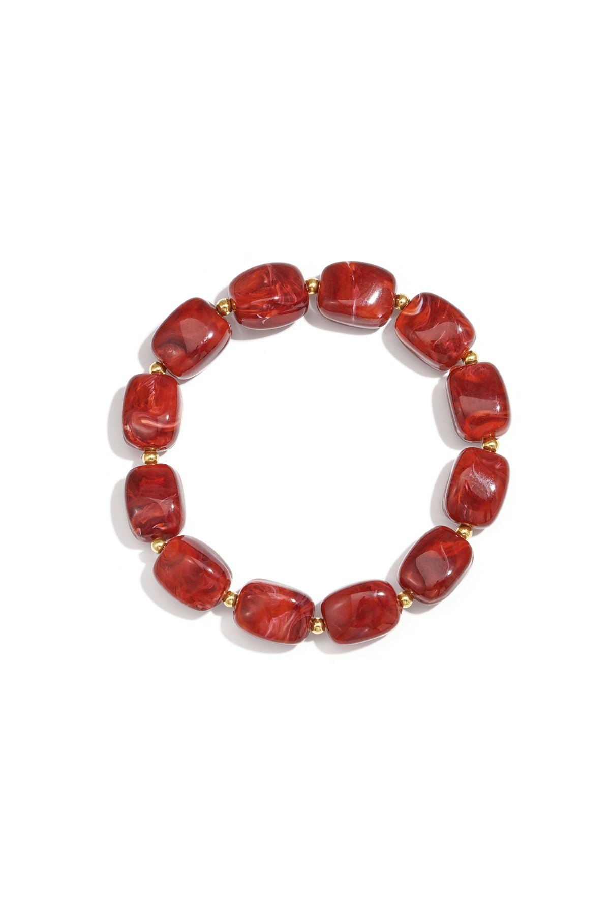 Pulseras de cuentas acrílicas Retro