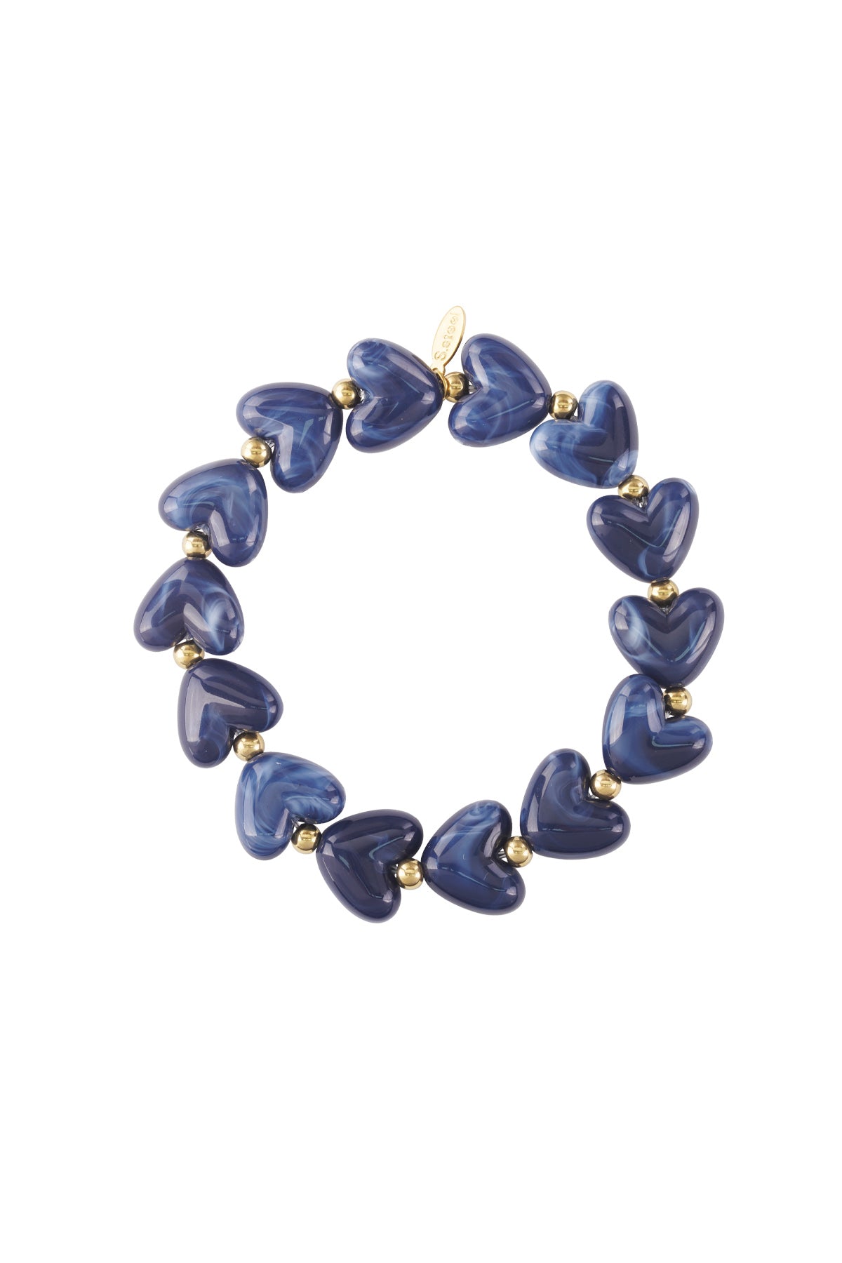 Pulsera Cuentas Corazones