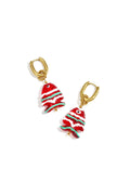 Pendientes colgantes con forma de pez