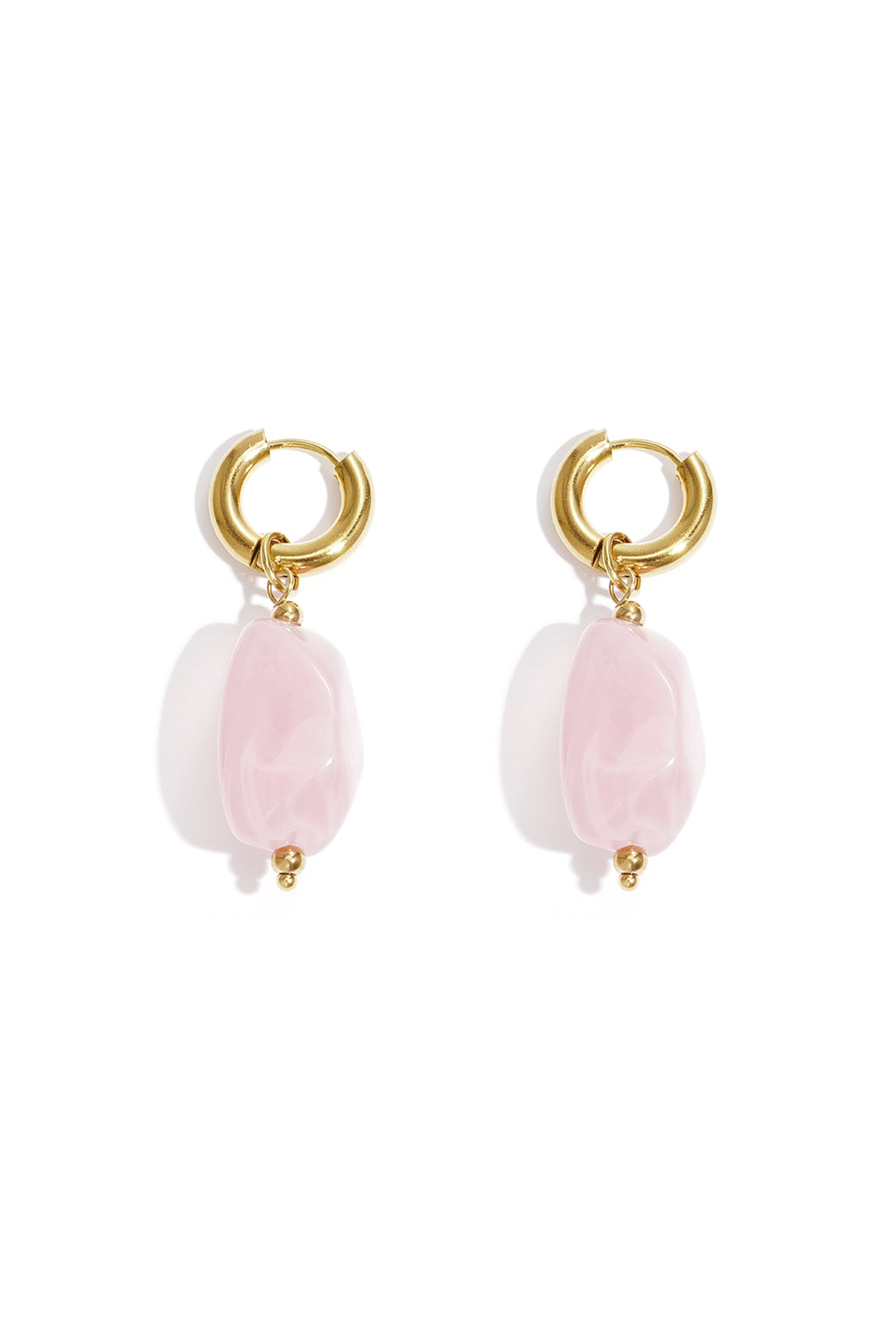 Pendientes colgantes de resina