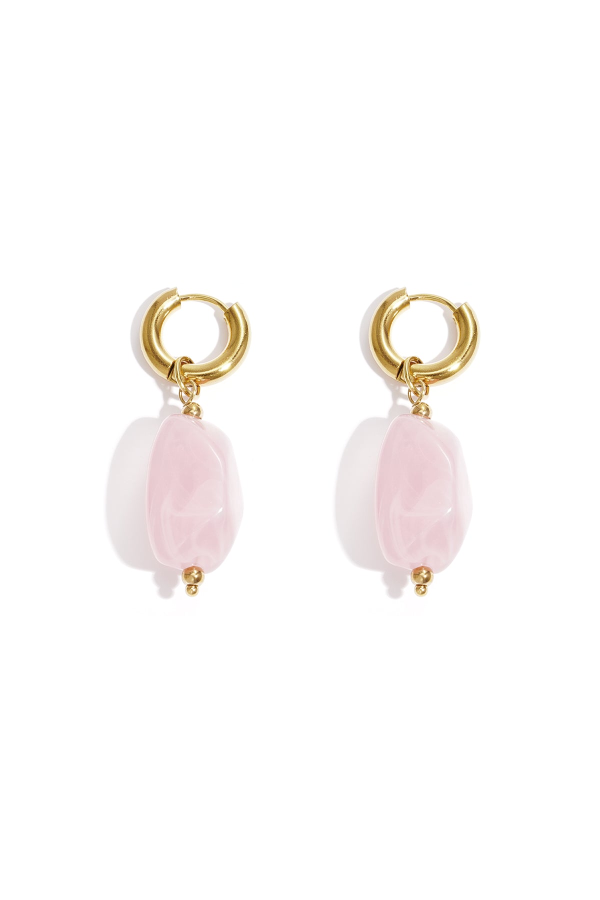 Pendientes colgantes de resina