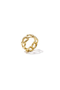 Elegant Gold-Toned Minimalist Ring for Everyday Wear
