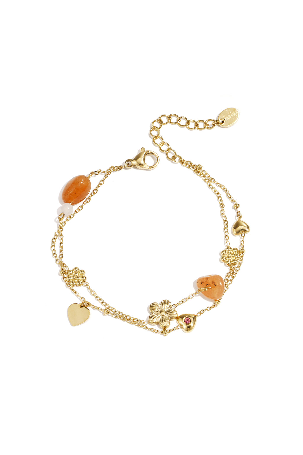 Elegant Gold Charm Bracelet for Women - Spring/Summer Must-Have