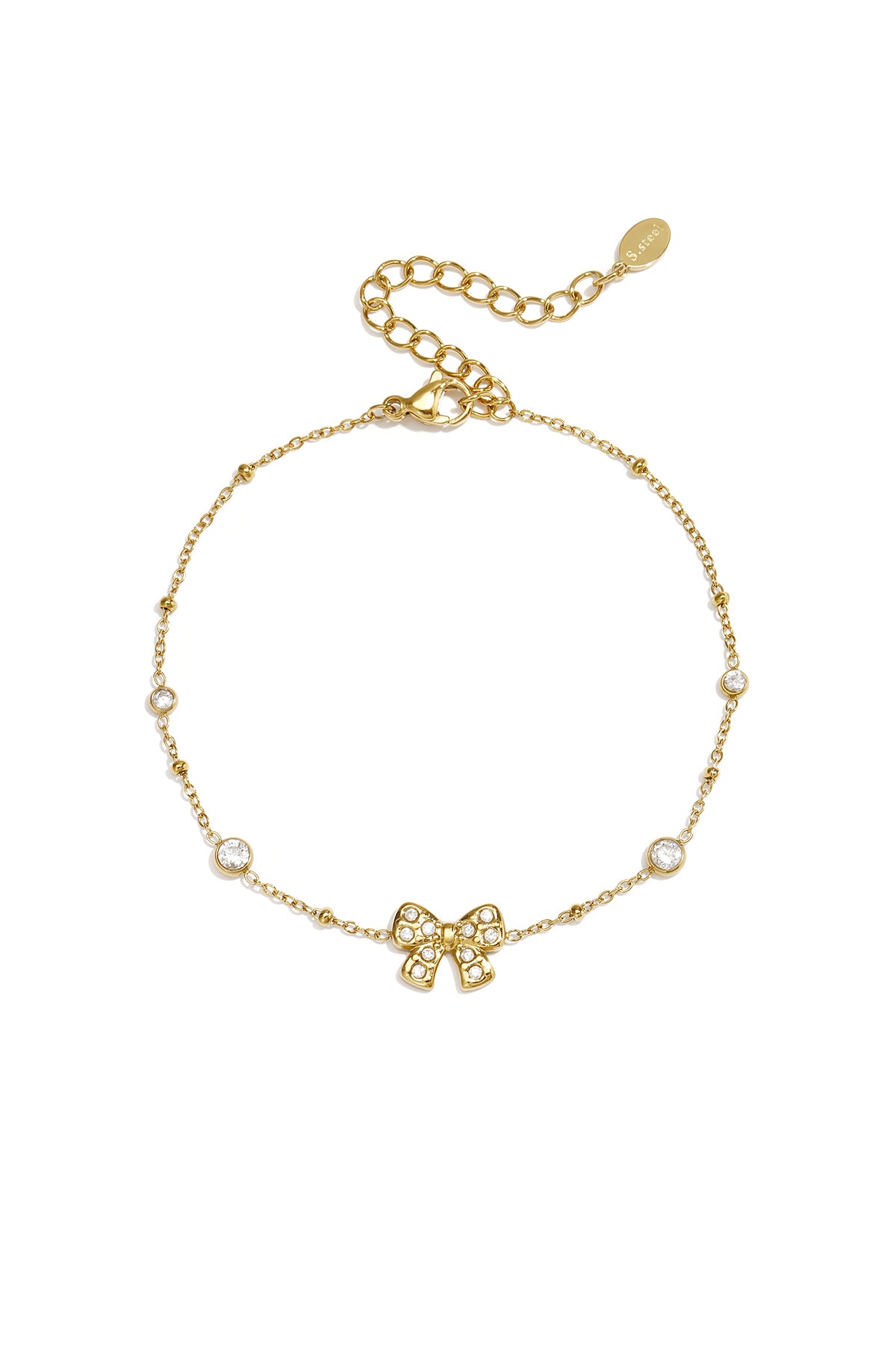 Pulsera con nudo de lazo