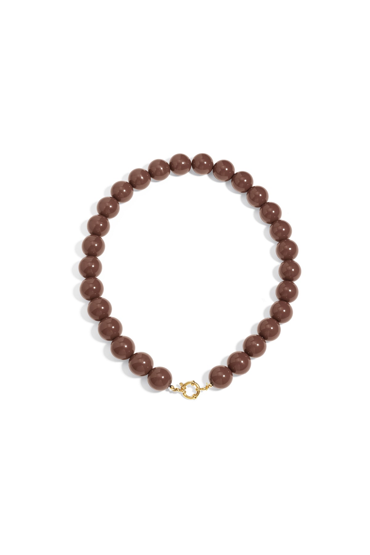 Collar de resina con cuentas