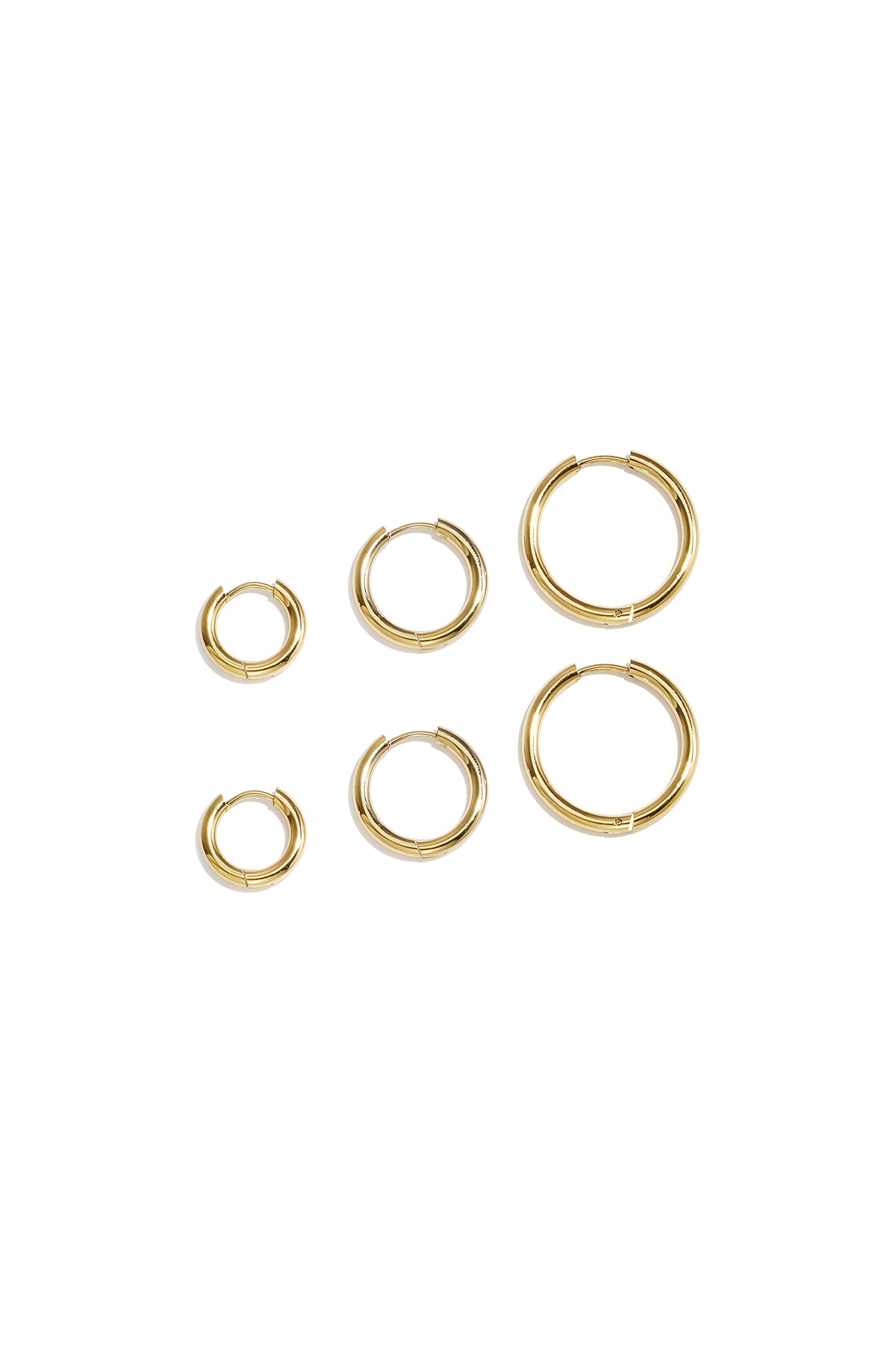 Conjunto de pendientes con forma geométrica