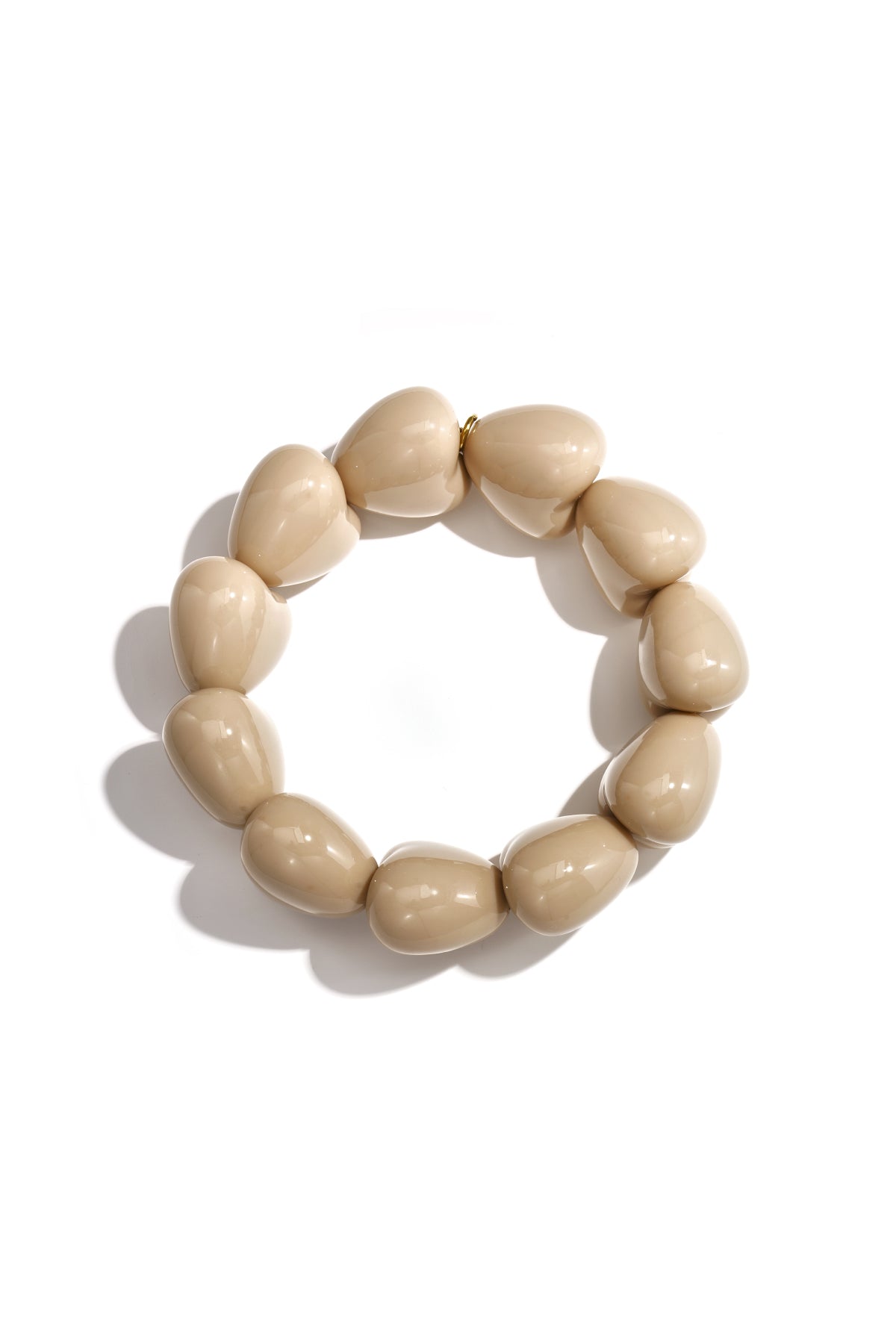 Pulsera de corazón grande de 11 cuentas