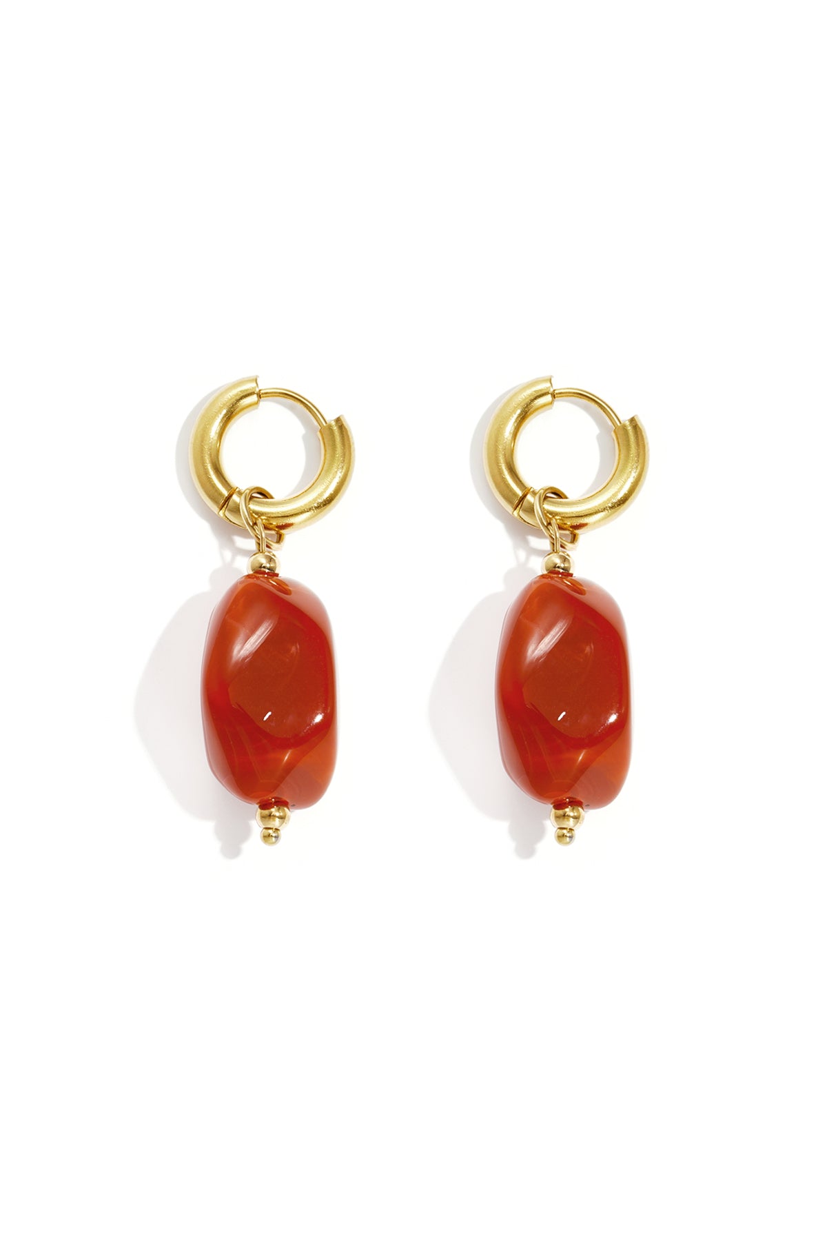 Pendientes colgantes de resina