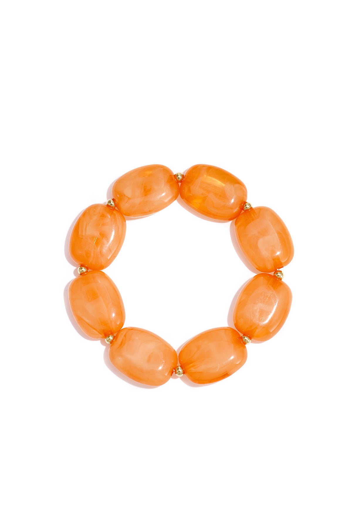 Pulsera con cuentas cuadradas