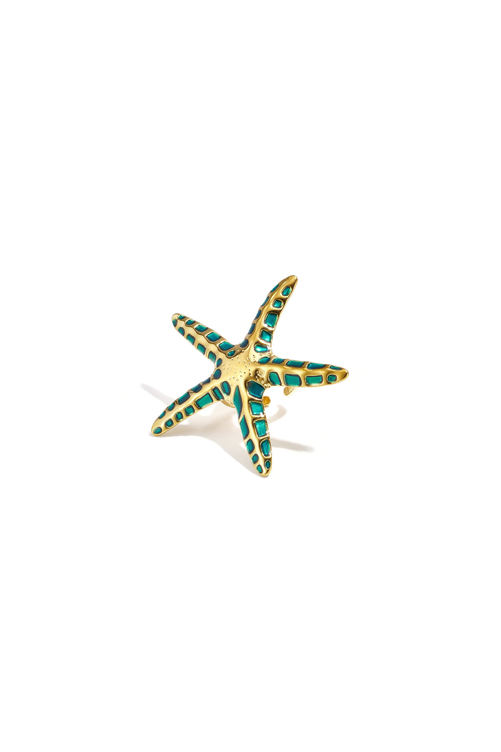 Anillo Estrella de Mar Ajustable Statement Ring