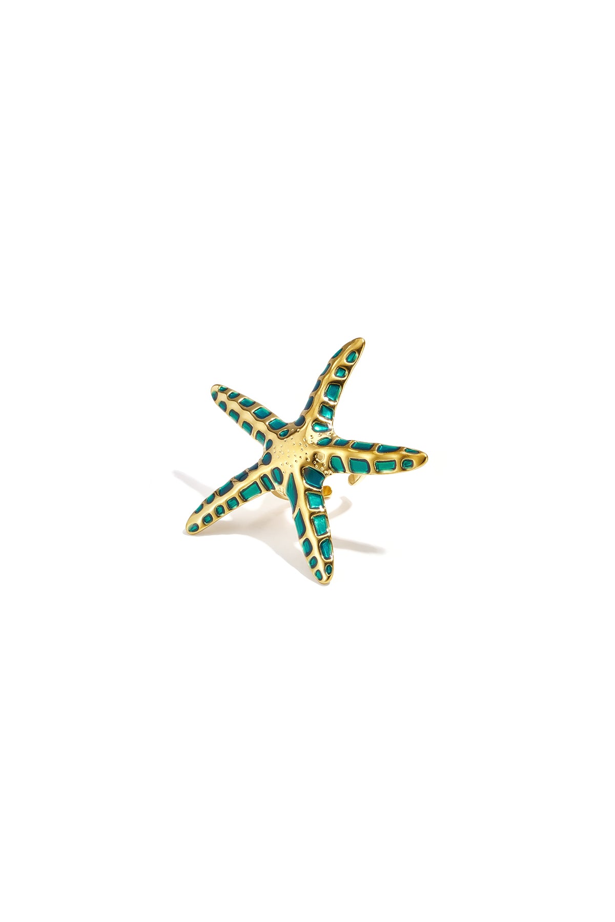 Anillo Estrella de Mar Ajustable Statement Ring