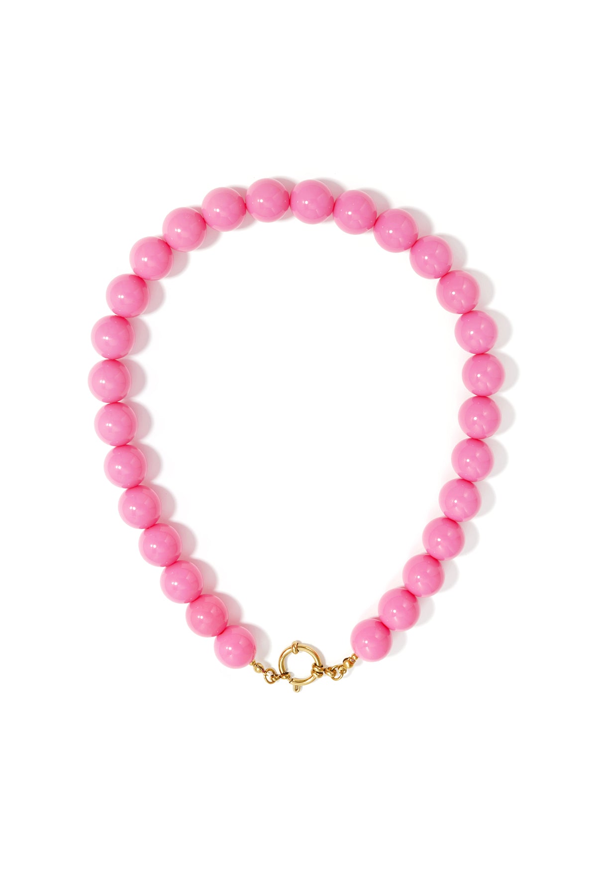 Collar de resina con cuentas