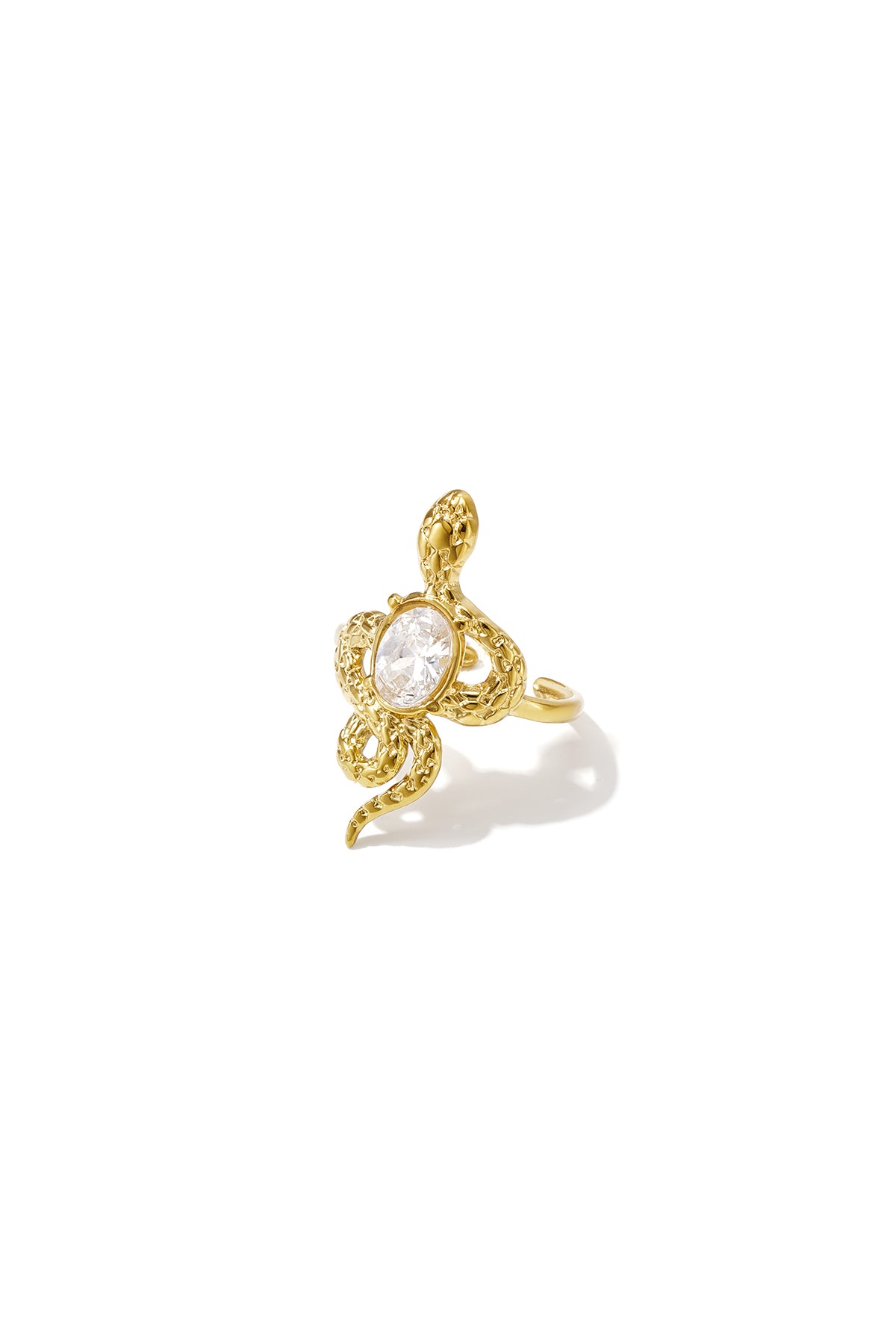 Anillos llamativos con diseño de serpiente
