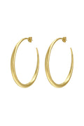 Pendientes de aro circulares gold