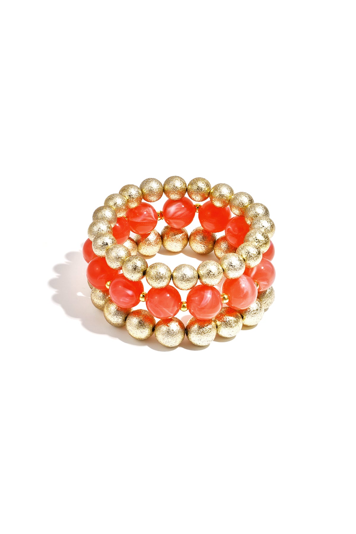 Juego de 3 pulseras con cuentas