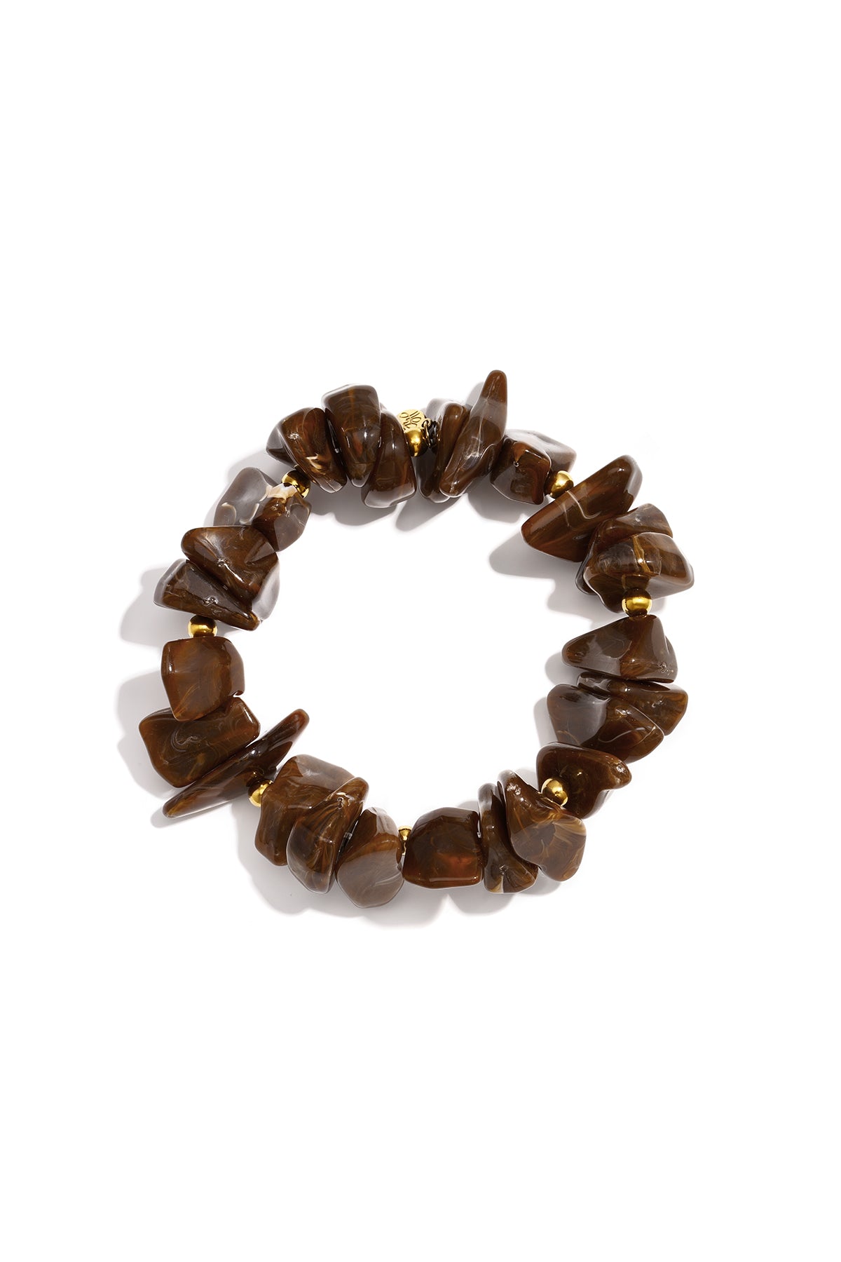 Pulseras de cuentas acrílicas irregulares