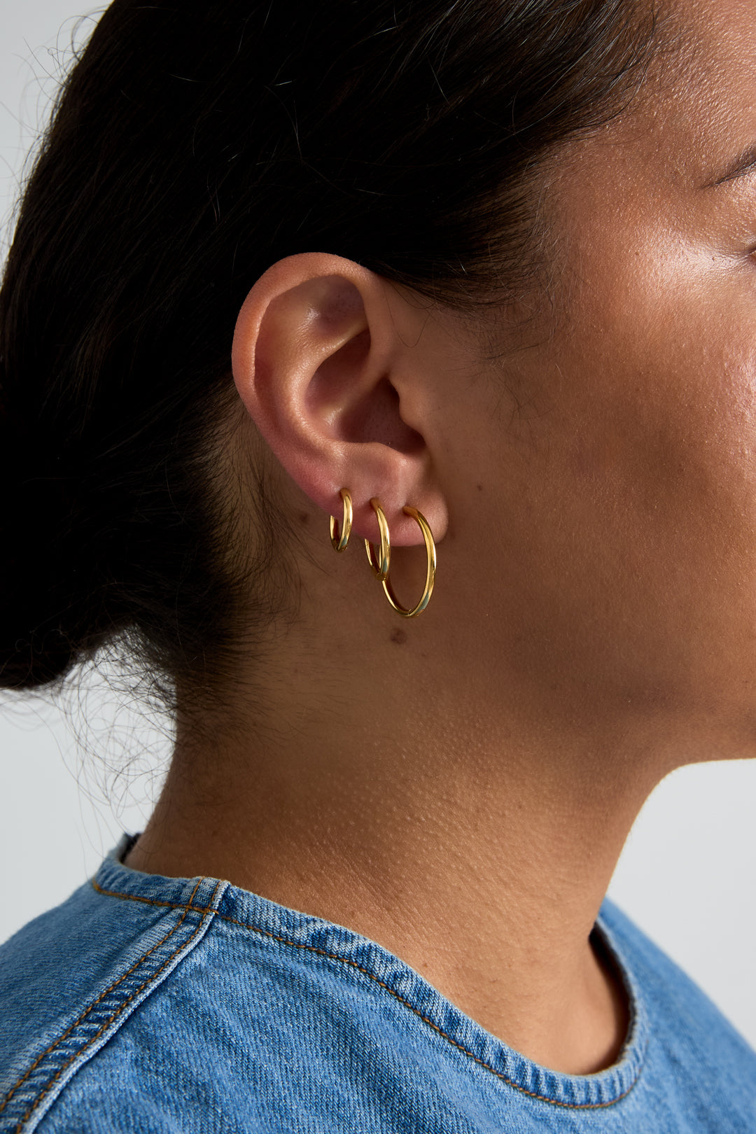 Conjunto de pendientes con forma geométrica