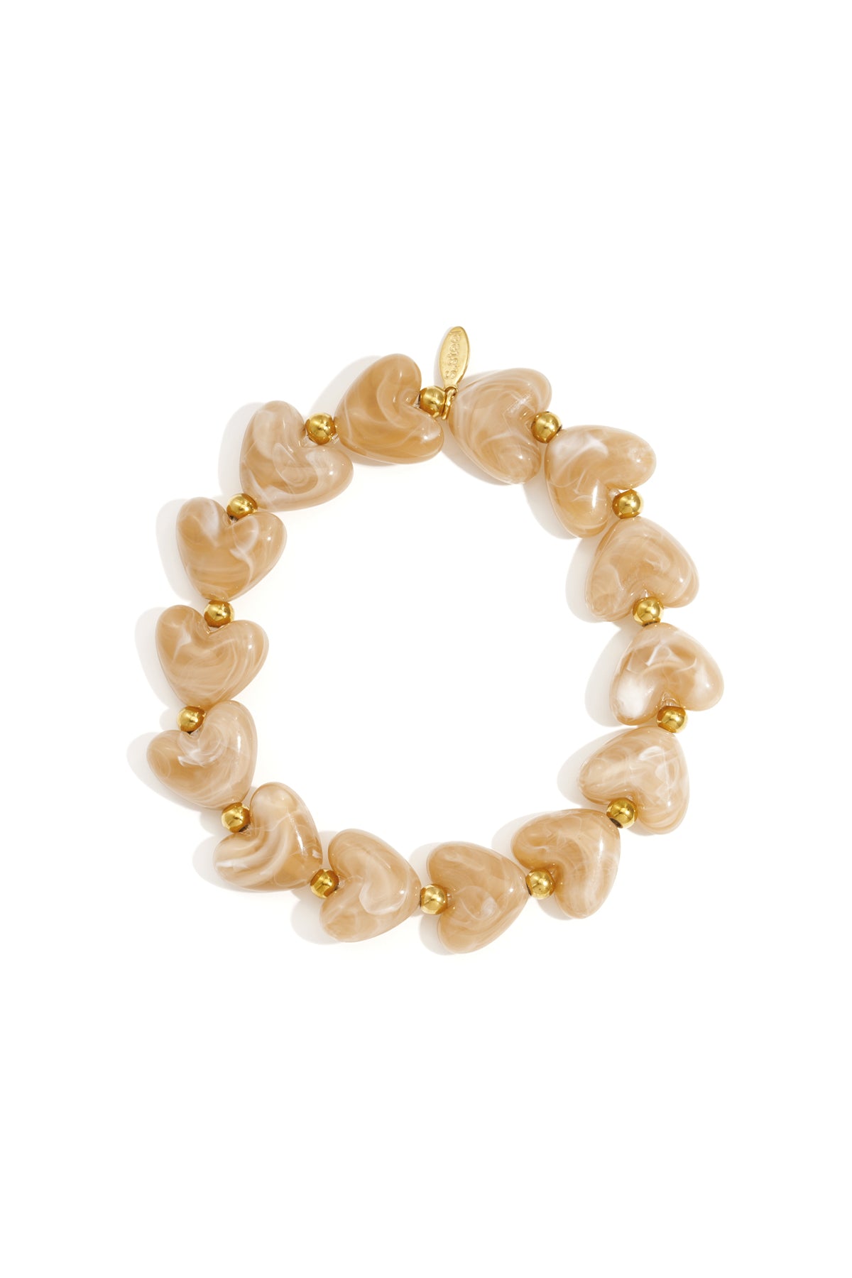 Pulsera Cuentas Corazones