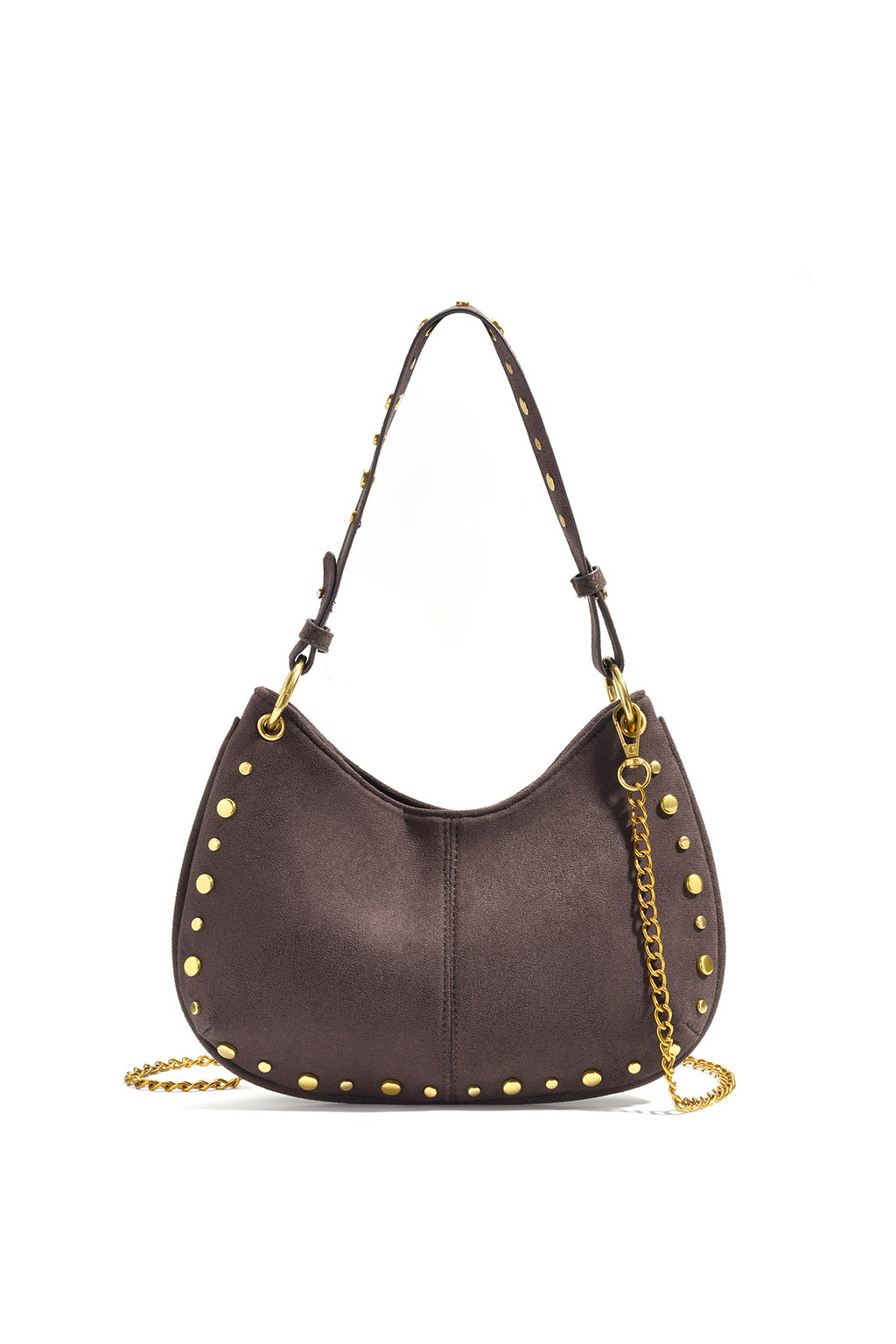 Bolsos de hombro con remaches