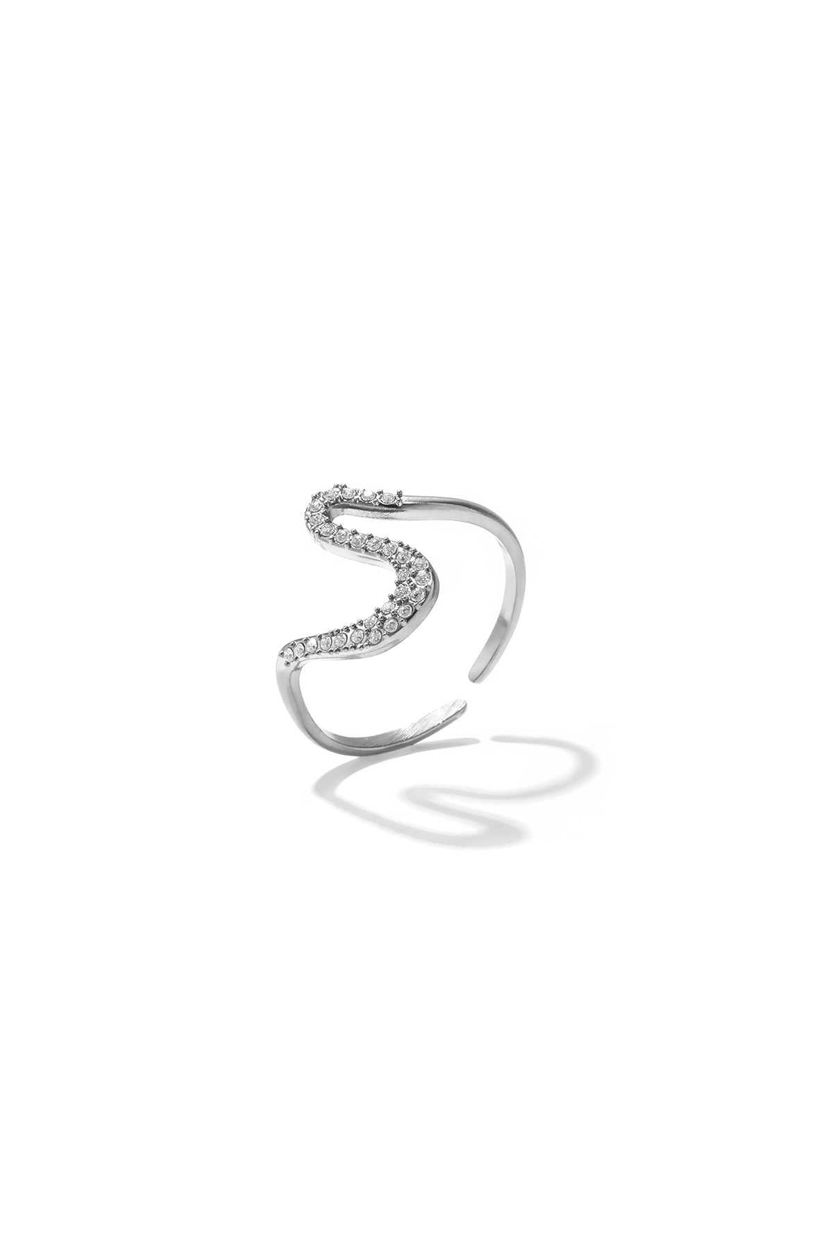 Anillo llamativo circonitas