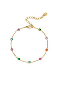 Pulseras con dijes circulares