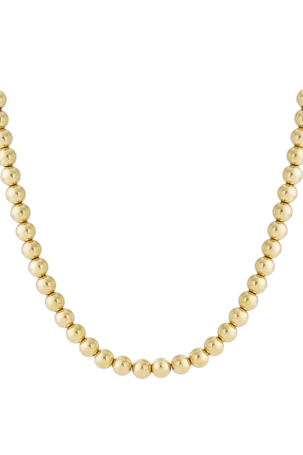 Collar de cuentas huecas - 12 mm
