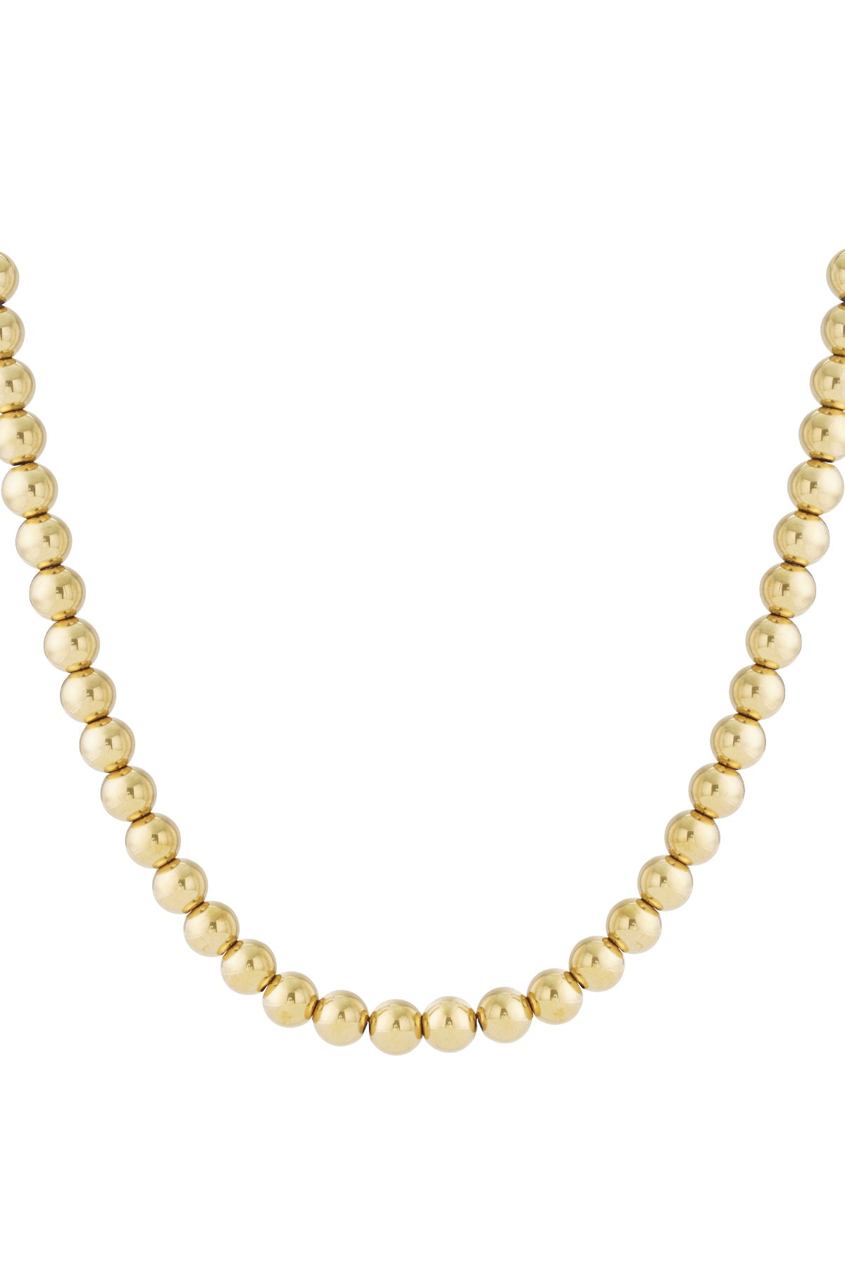 Collar de cuentas huecas - 12 mm