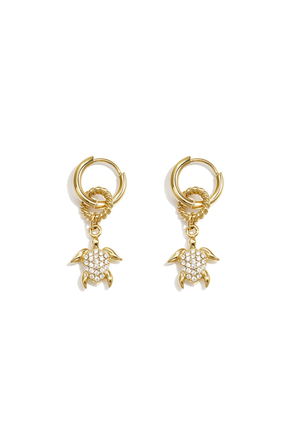 Pendientes Tortuga Circonitas