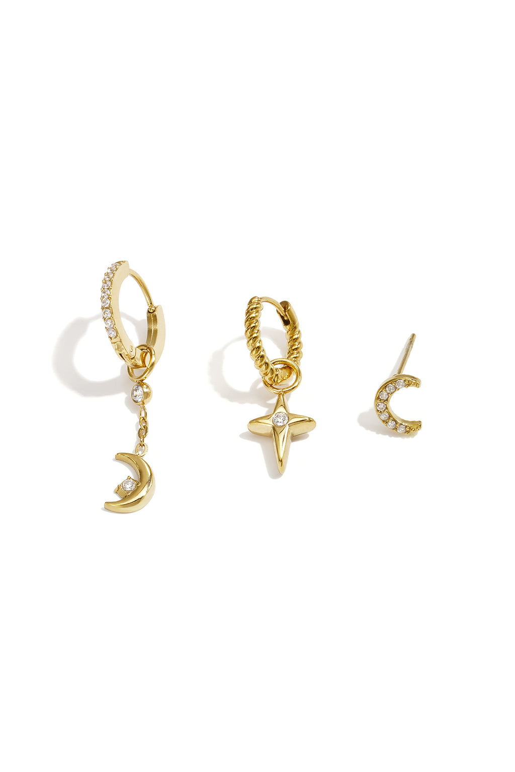Conjunto de pendientes Moon