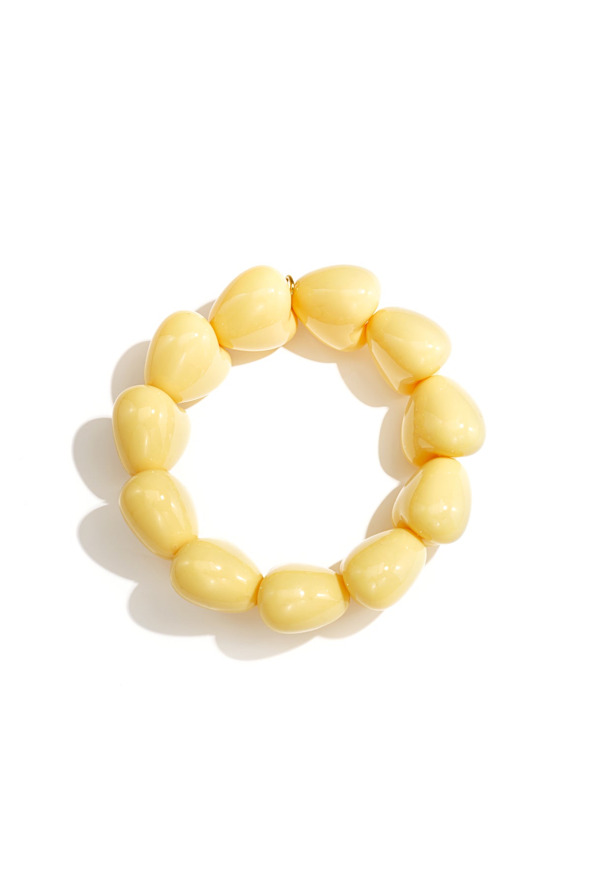 Pulsera de corazón grande de 11 cuentas