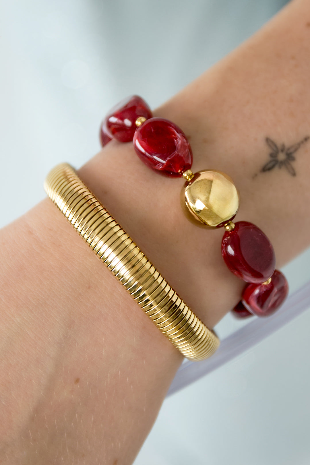 Pulseras de cuentas acrílicas para uso diario informal