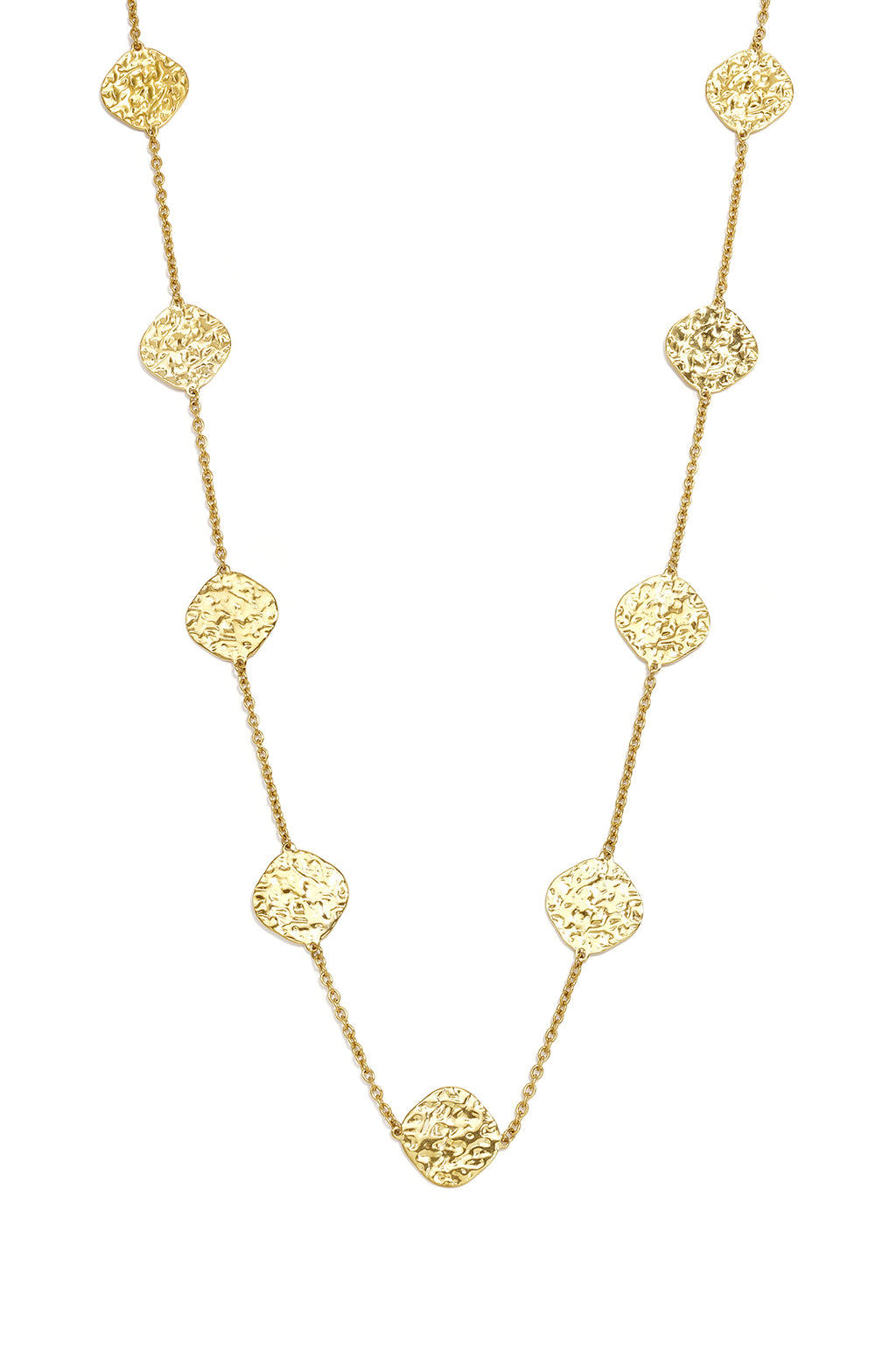 Collares largos con forma geométrica