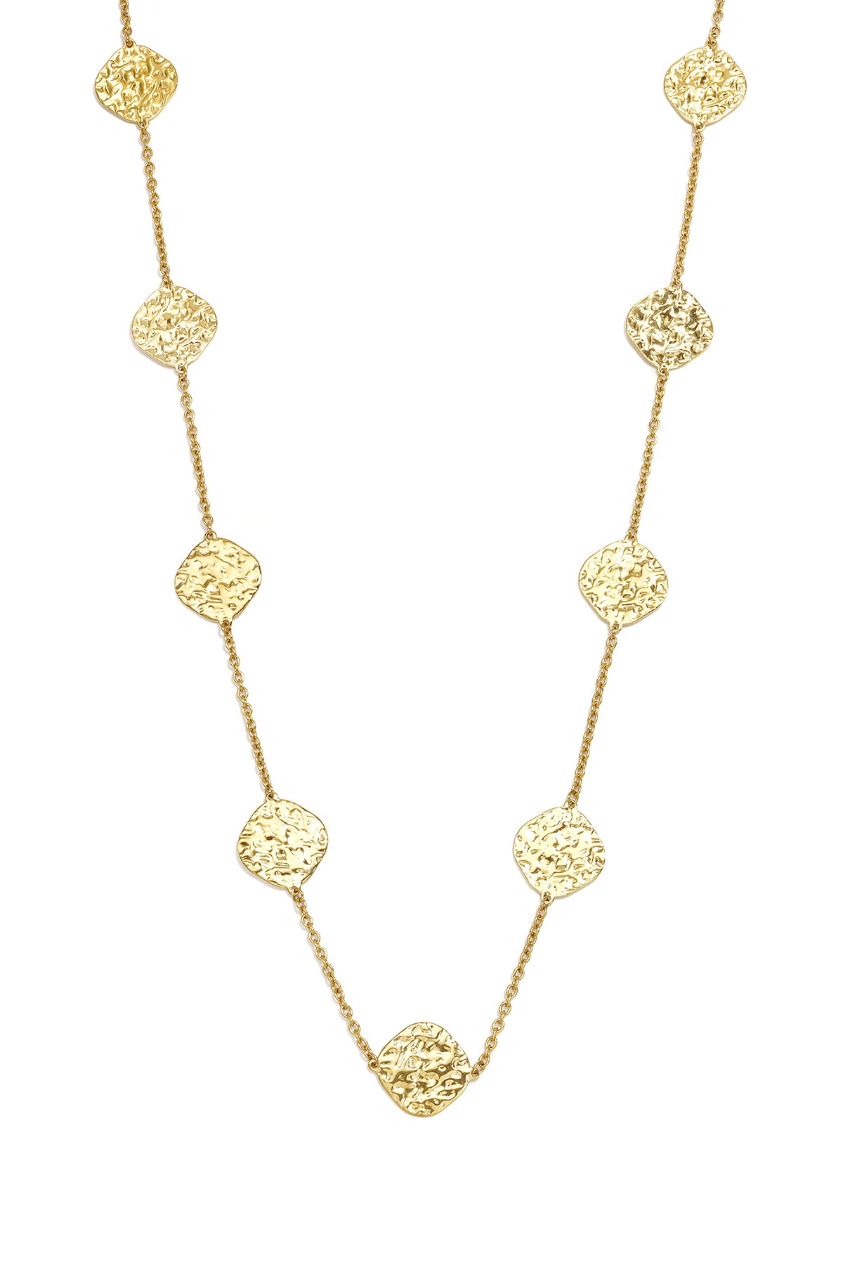 Collares largos con forma geométrica