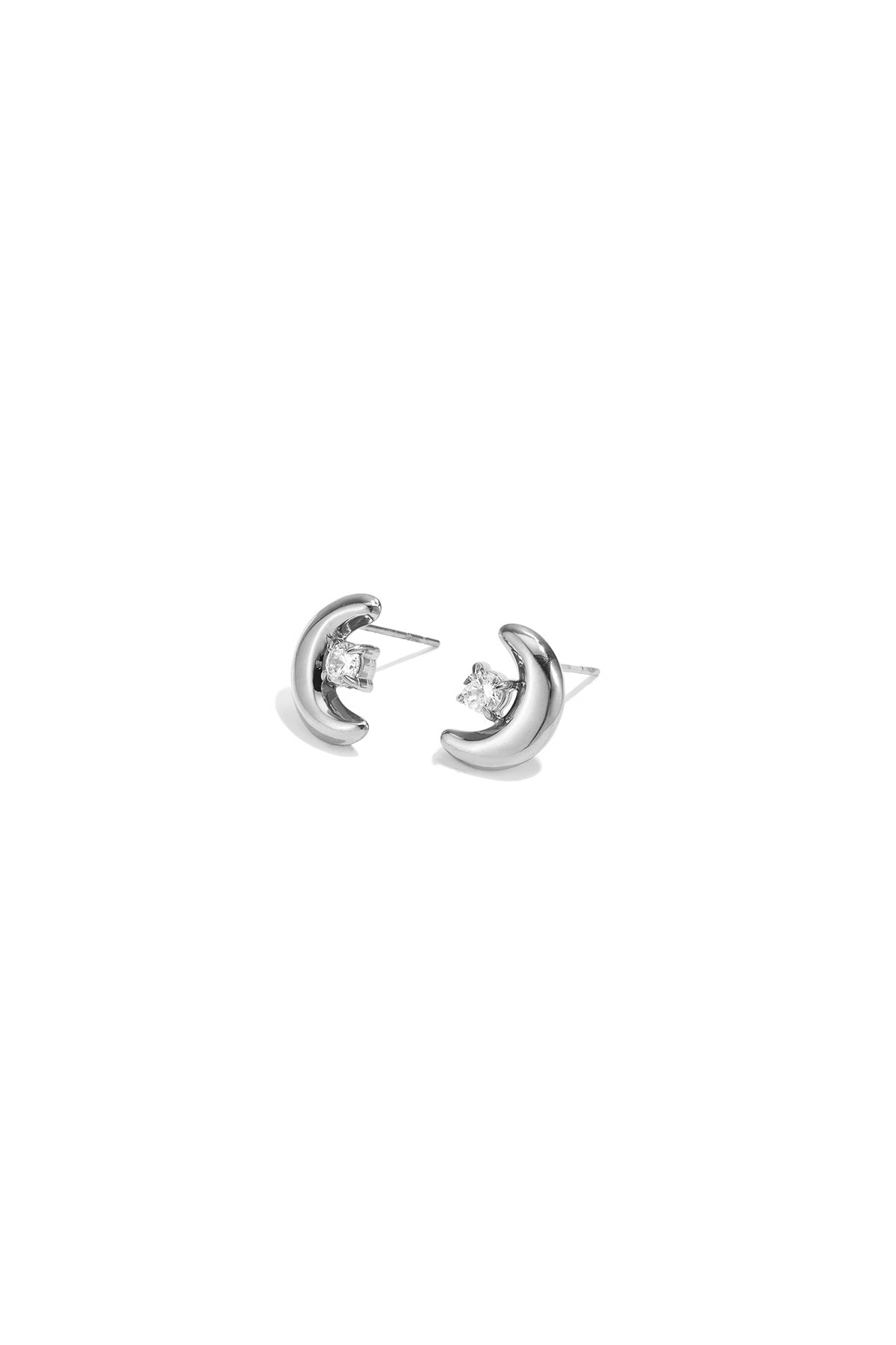Pendientes de botón Moon