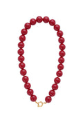 Collar Con Cuentas Grandes Y Cierre Frontal