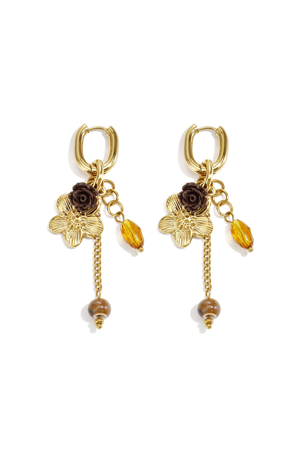 Pendientes romantic flower