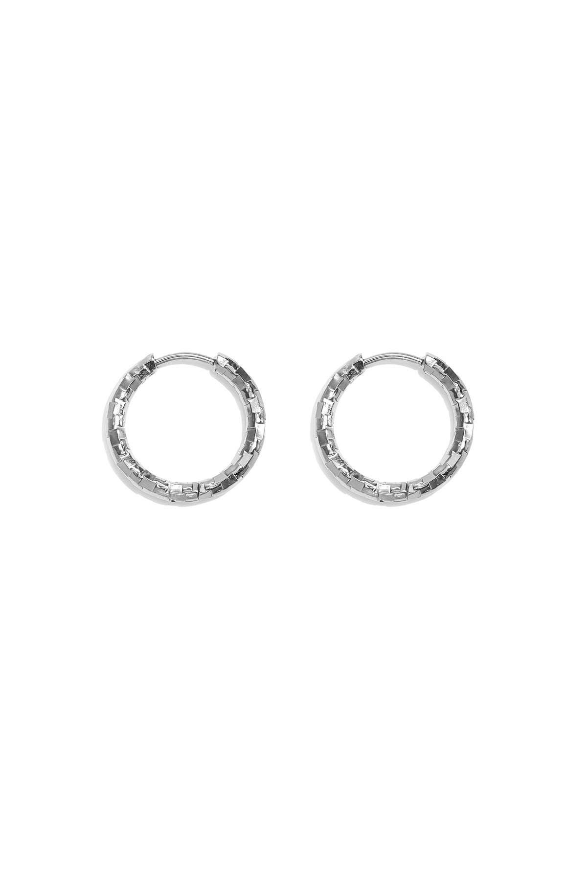 Conjunto de pendientes de acero inoxidable Circle Simple
