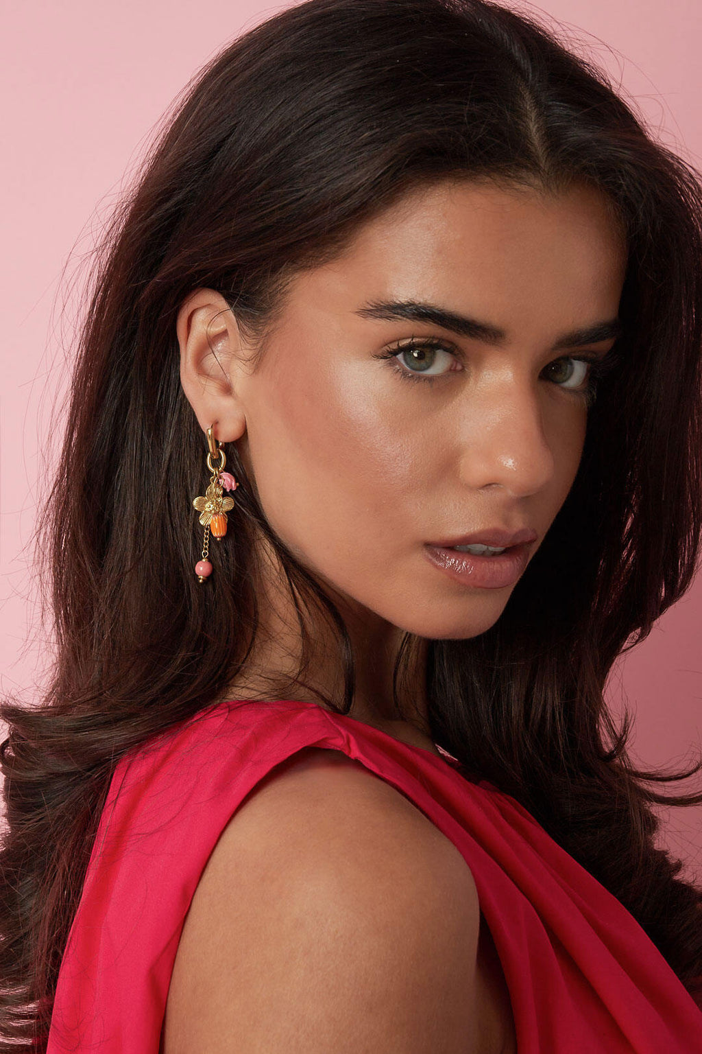 Pendientes romantic flower