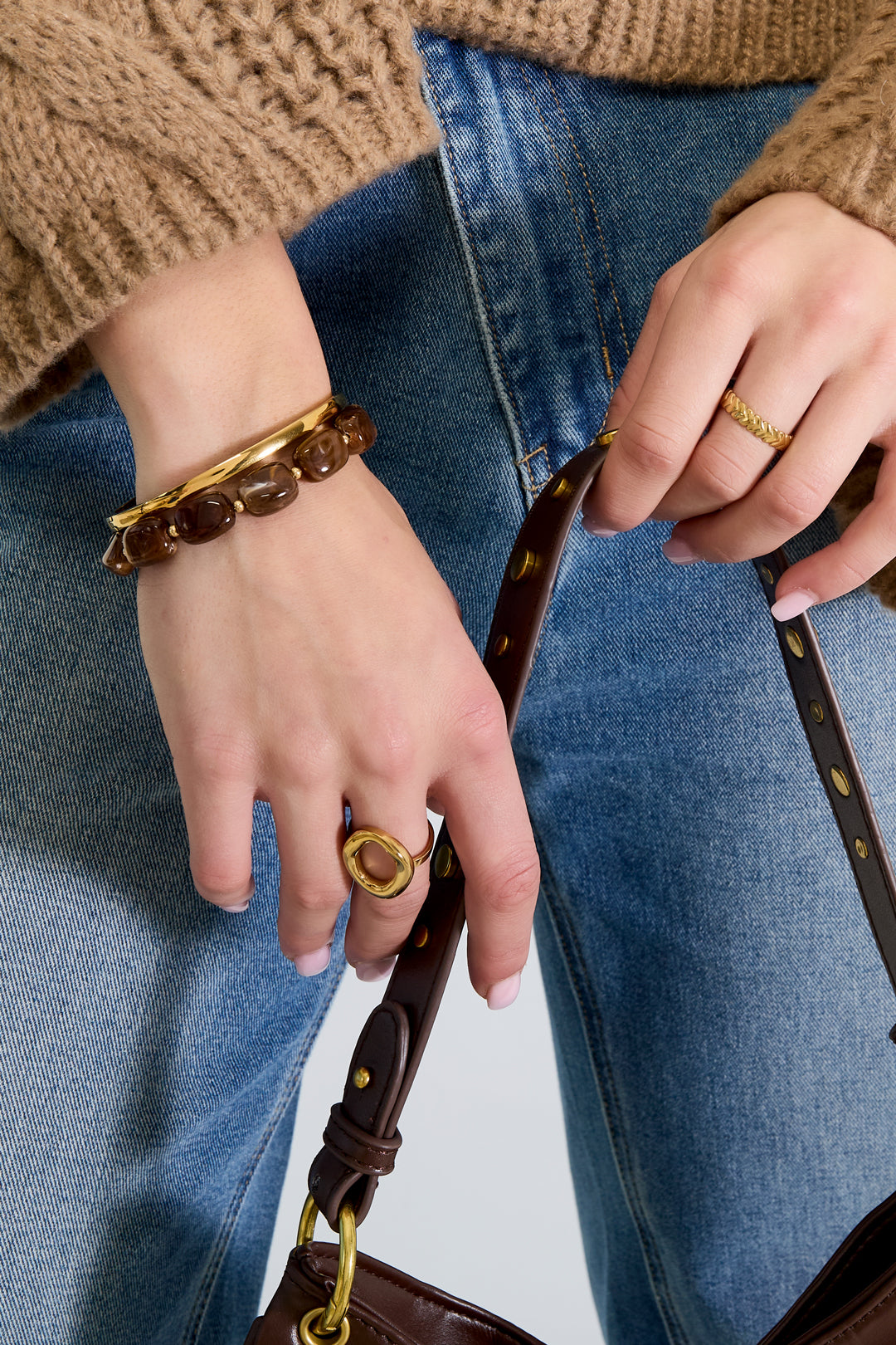 Pulseras de cuentas acrílicas Retro