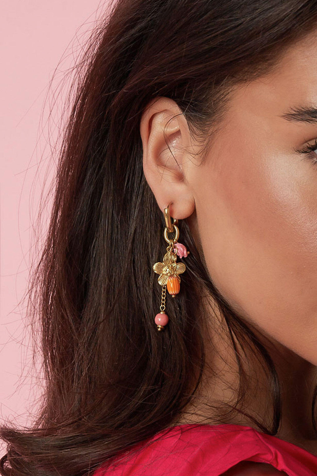Pendientes romantic flower