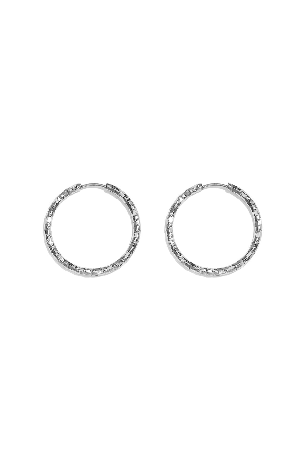 Conjunto de pendientes de acero inoxidable Circle Simple