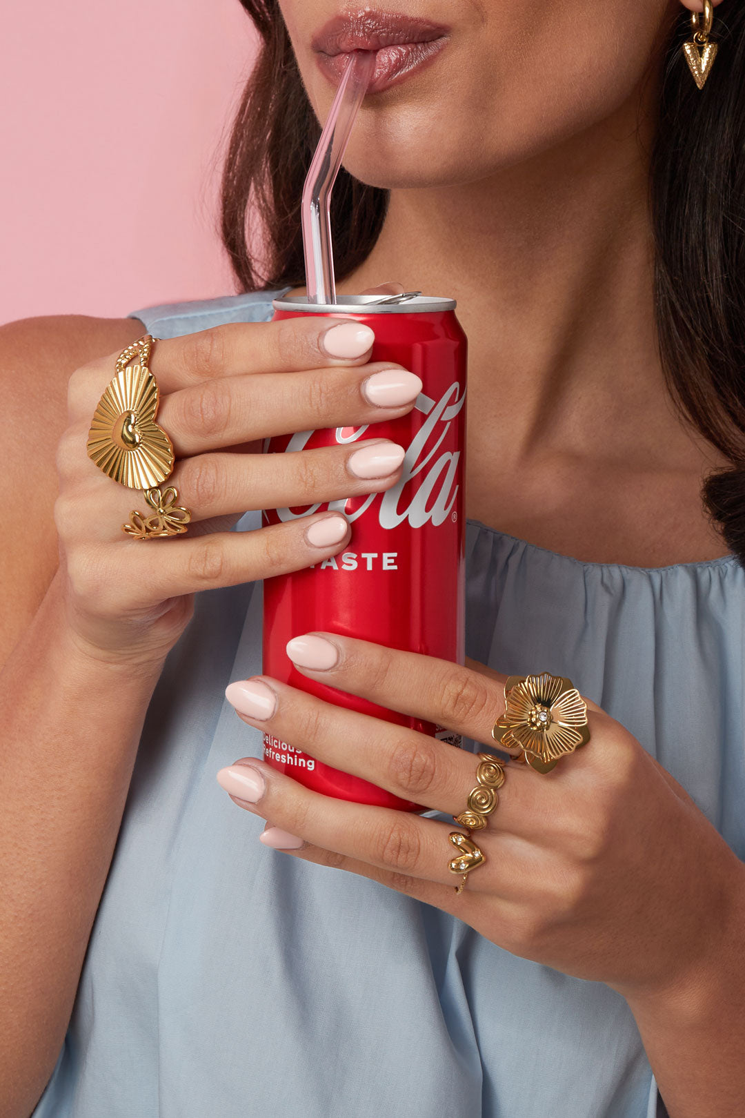 Anillos con diseño de flores