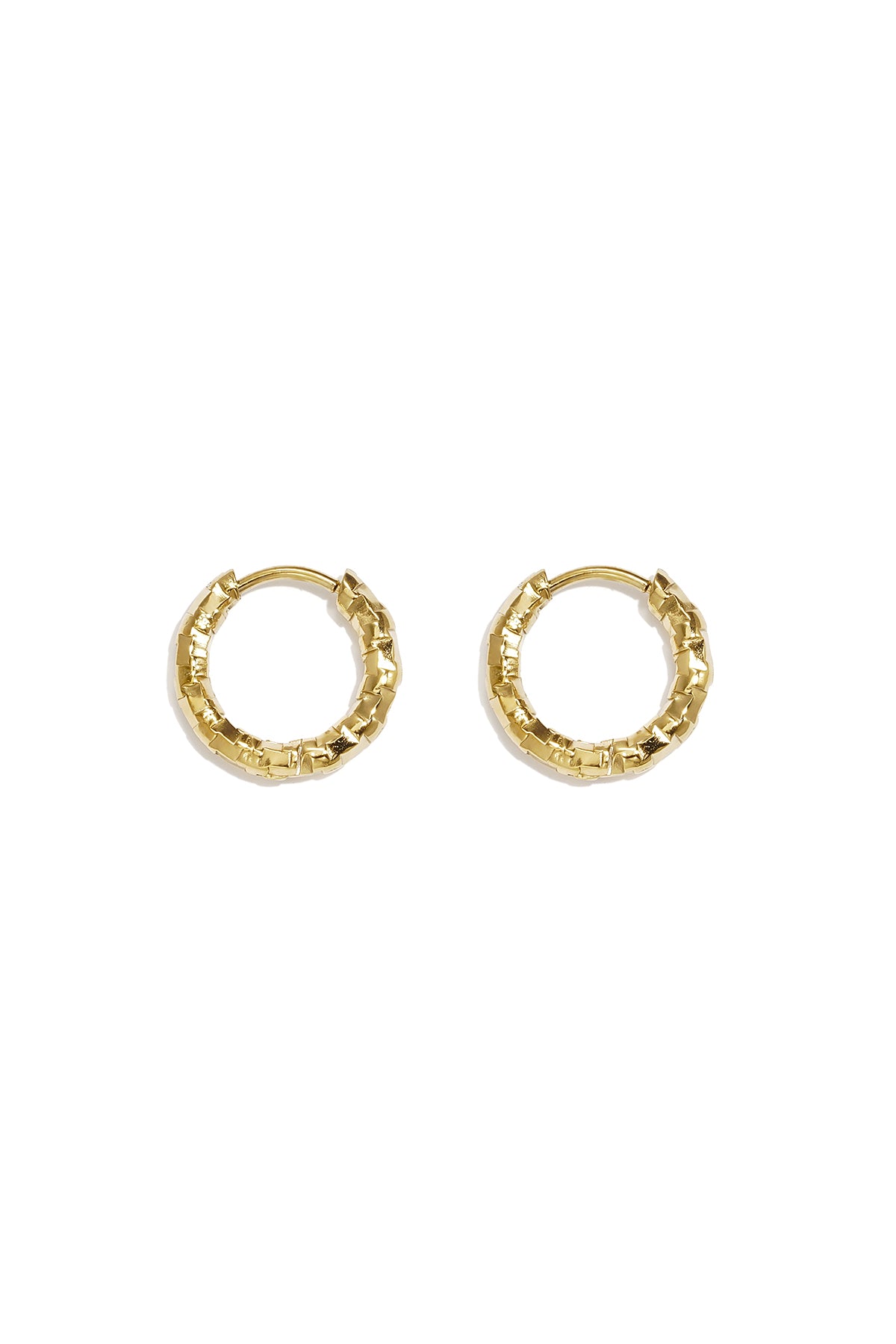 Conjunto de pendientes de acero inoxidable Circle Simple